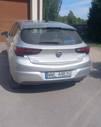 Opel Astra cena 54000 przebieg: 107207, rok produkcji 2018 z Wołomin małe 22